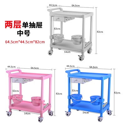 无护栏二层中号单抽屉