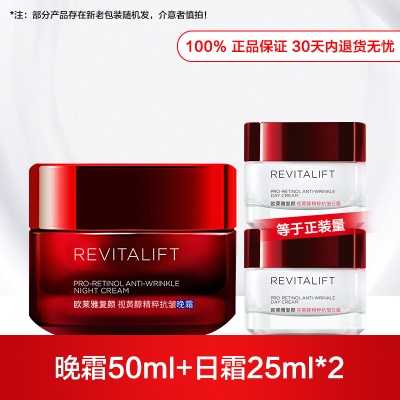 【自用抗老早晚霜】晚霜50ml+早霜共50ml
