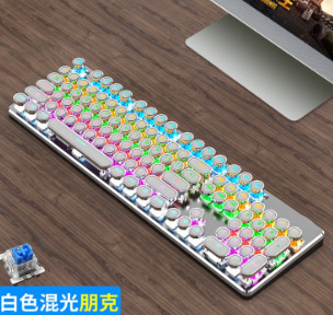 V2（朋克键帽）白色单键盘