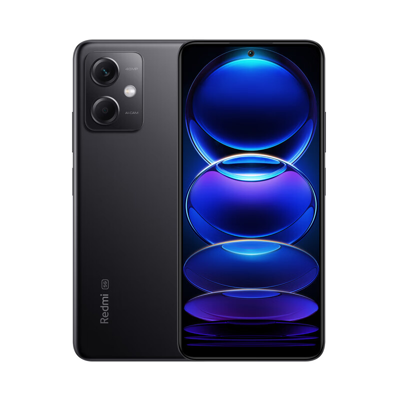 Redmi Note12 5G 120Hz OLED屏幕  骁龙4移动平台 5000mAh长续航 6GB+128GB子夜黑