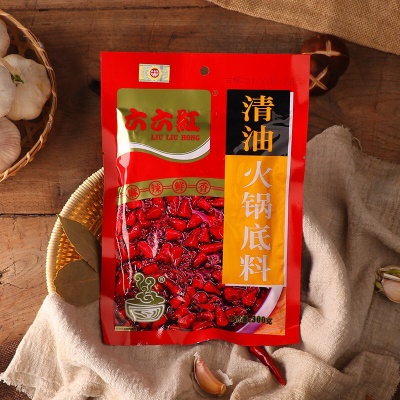 六六红四季鲜生 六六红清油火锅底料 300g*3...