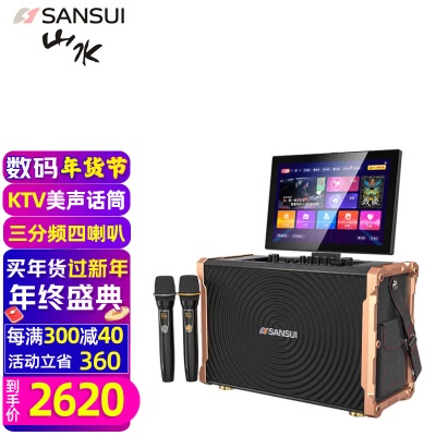 A15显示屏音响+真U段麦