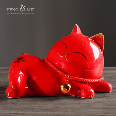 招财猫（红）