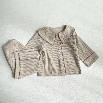 深杏色套装