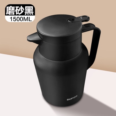 1.5L磨砂黑   红胆玻璃