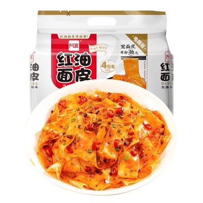 红油面皮四连包（麻辣味）440g