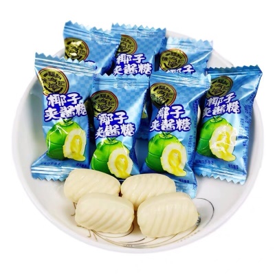 夹酱硬糖（椰子味）1.5kg（约300颗）