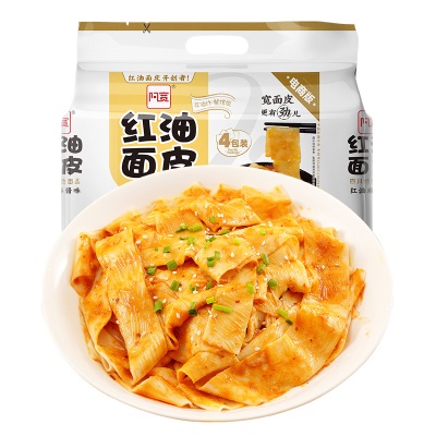 红油面皮四连包（麻酱味）480g