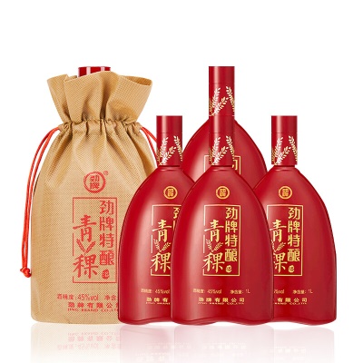 劲牌 青稞酒 45度 1000ML*4整箱