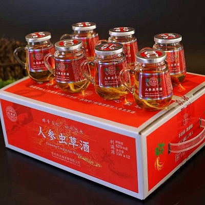 人参虫草酒42度（12瓶*150ml)