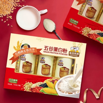 五谷蛋白粉礼盒750g