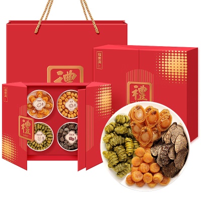 黑松露鲍鱼元贝组合320克