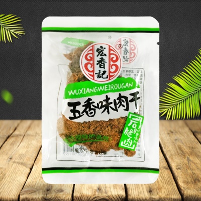 猪肉干五香味（枕式）500g