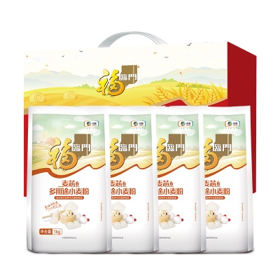 福临门有礼有面多用途粉礼盒4kg