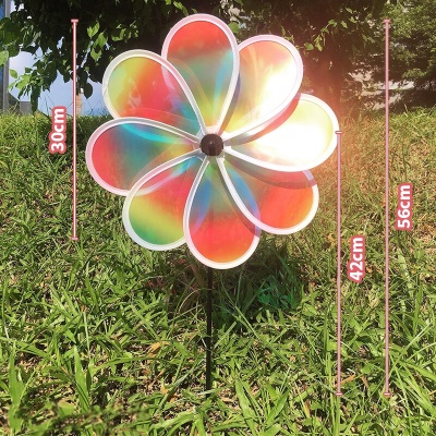 彩虹八叶风车-30cm